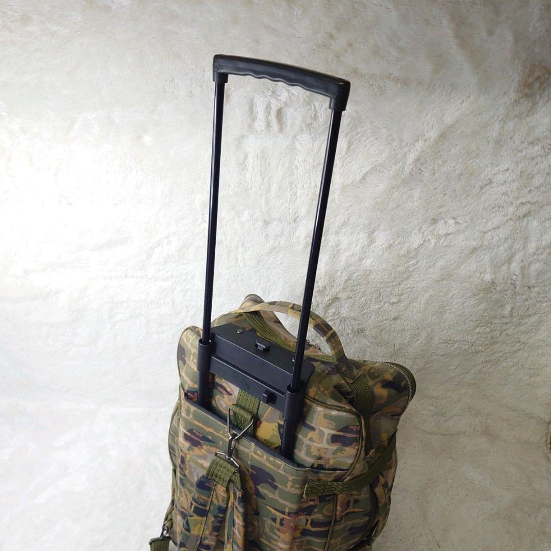 【激レア】ジャンポールゴルチエ キャリーケース 3way リュック 迷彩 二輪