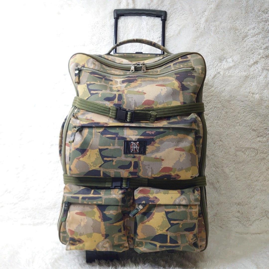 【激レア】ジャンポールゴルチエ キャリーケース 3way リュック 迷彩 二輪
