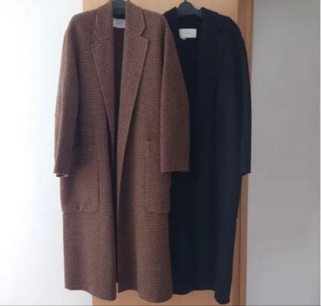 【セット販売】wool over coat 38 Lサイズ　ウールオーバーコード