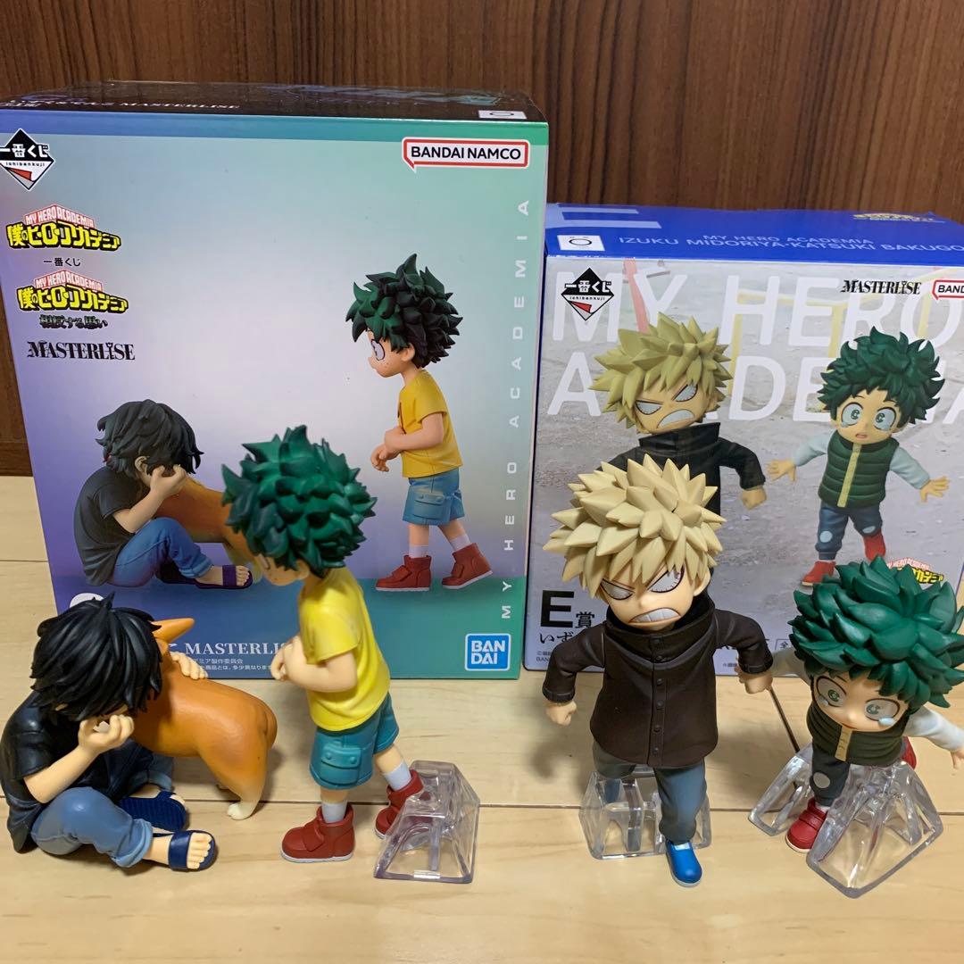 ヒロアカ 一番くじ いずく＆てんこ いずく＆かつき フィギュア