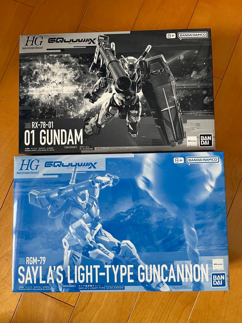HG RX-78-01 01 GUNDAM & RGM-79セイラ専用軽キャノン