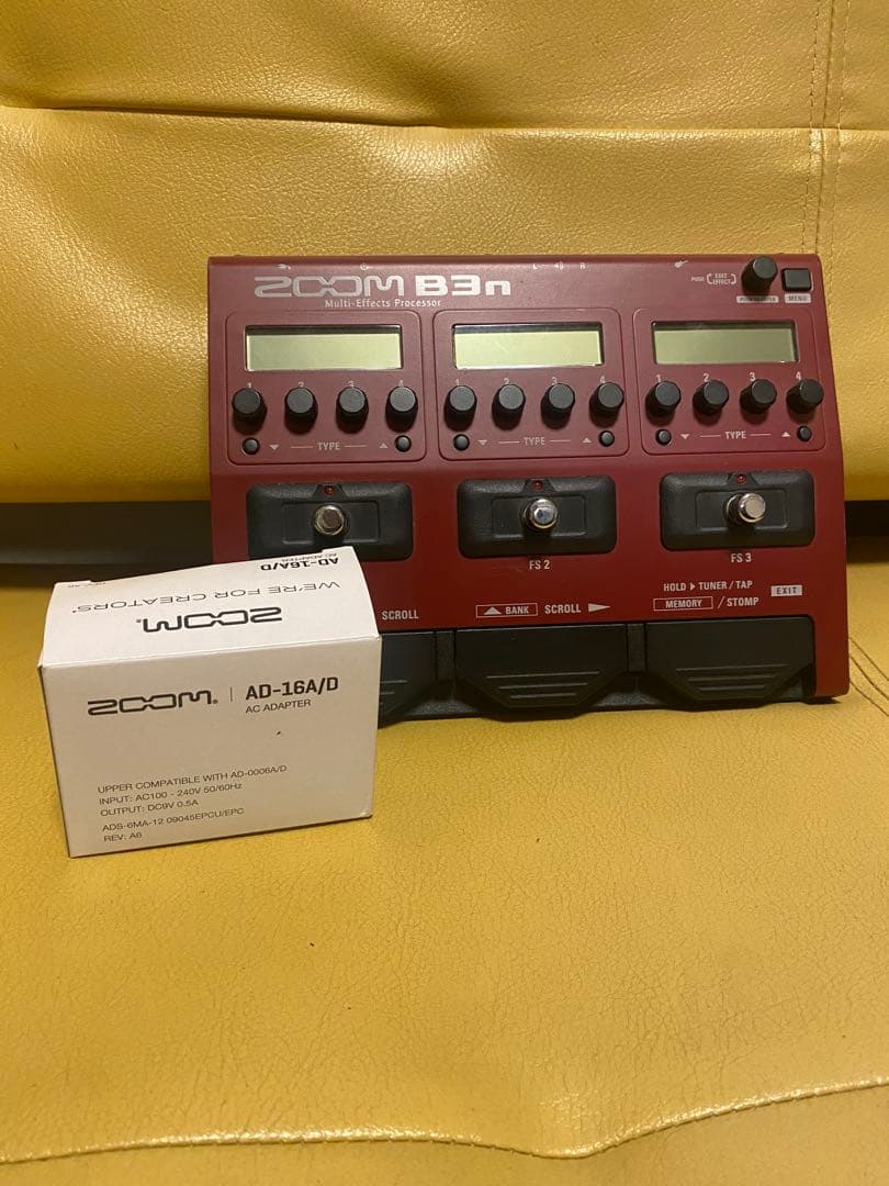ZOOM B3n マルチエフェクター AD-16A/D付属
