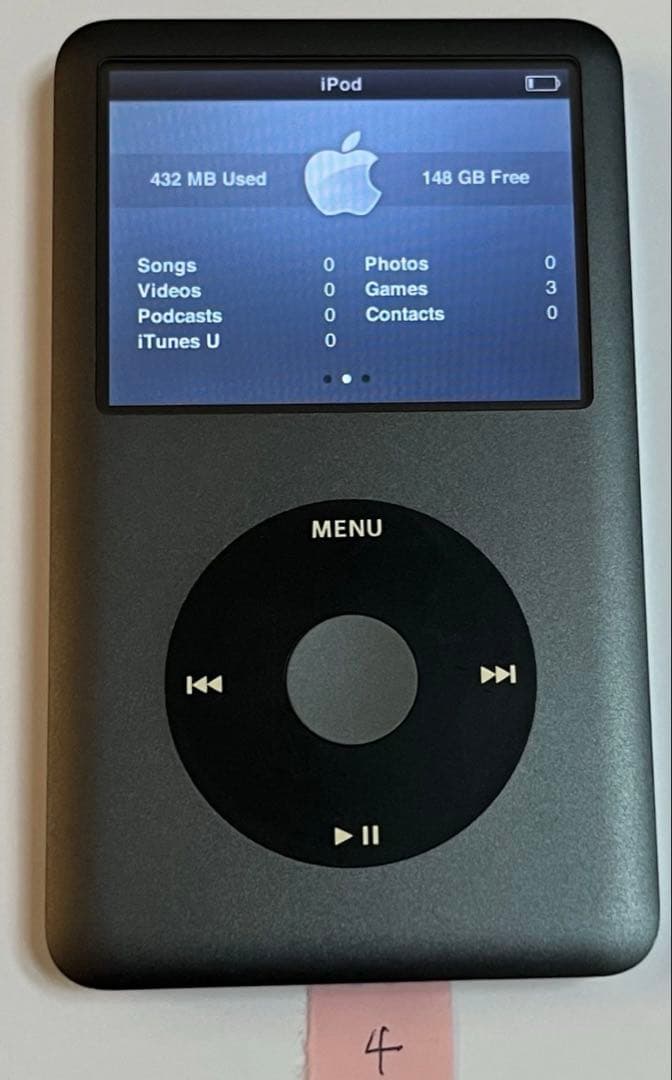 [通電動作確認済] Apple iPod Classic 160GB
