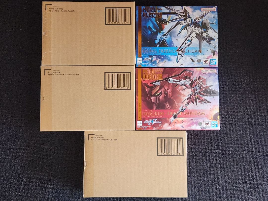 L ROBOT魂 ストライクフリーダムガンダム弐式　ほか5点セット