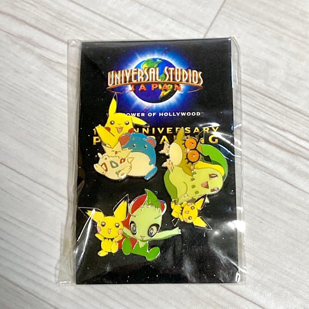 ポケモン USJ限定 ピカチュウ 1周年記念 ピンズ ユニバ