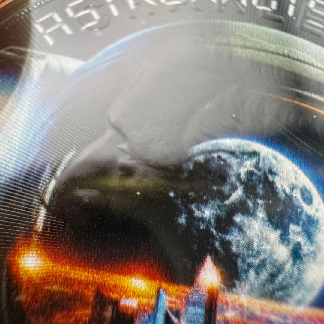 メイプルリーフ 銀貨 アストロノーツ 両面カラー ブラックルテニウム 1オンス