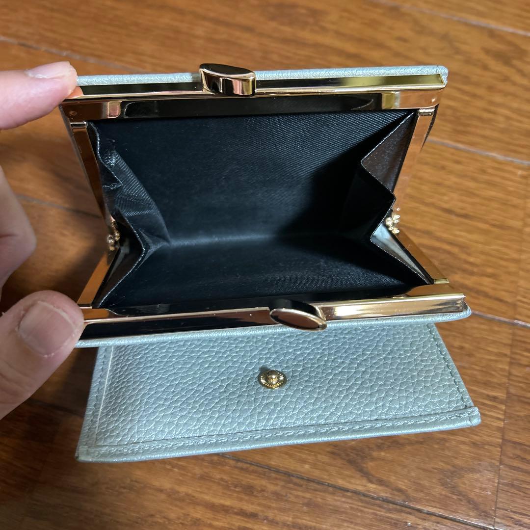 皇居　二つ折り財布　シルバー