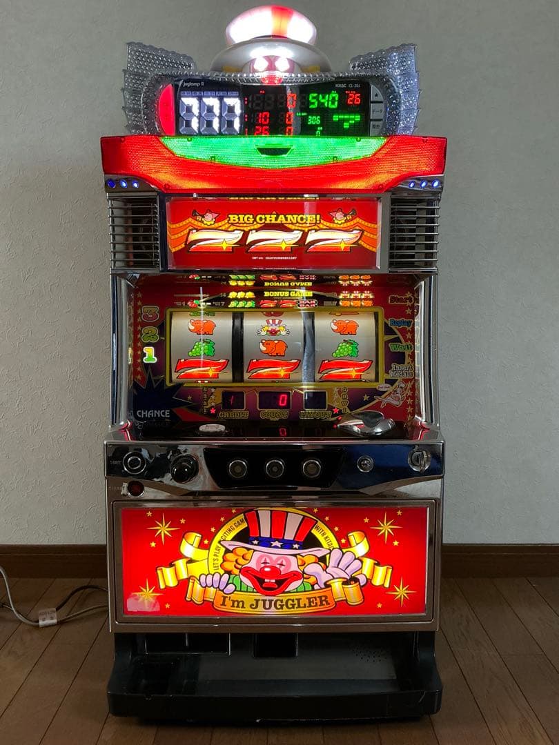 ニューアイムジャグラーEX-C 筐体本体 5号機 メダル不要機付き