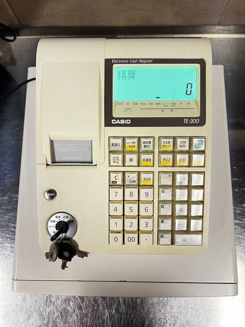 《リバーサイド》CASIO TE-300 電子レジスター