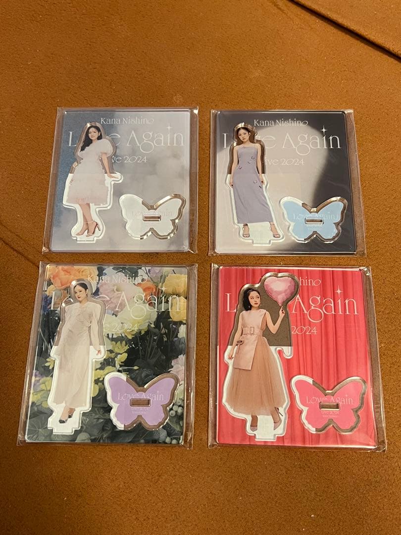 西野カナ　2024 Love Again アクスタ　アクリルスタンド　4種