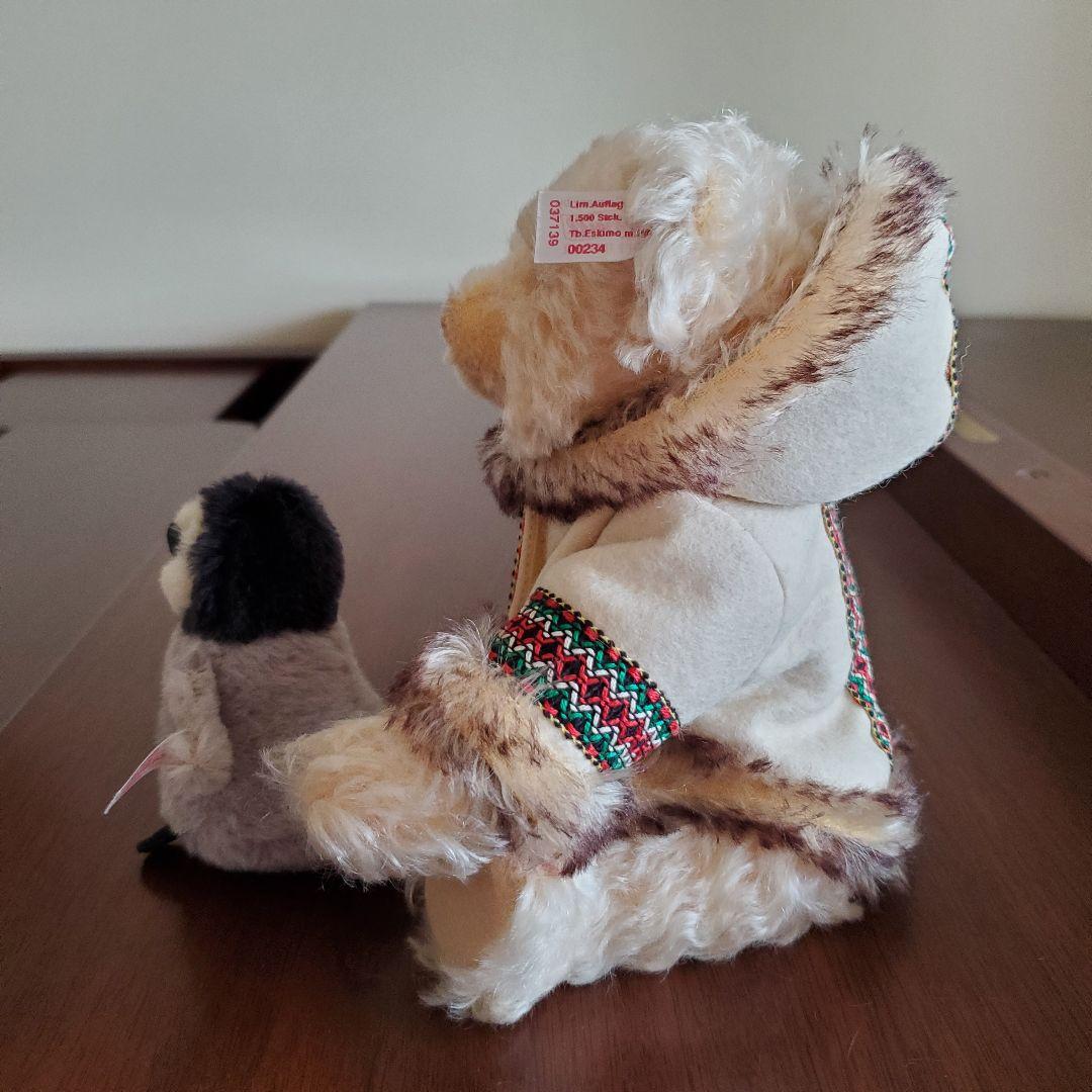【Steiff】シュタイフ エスキモーベアとペンギン 世界1500体限定品