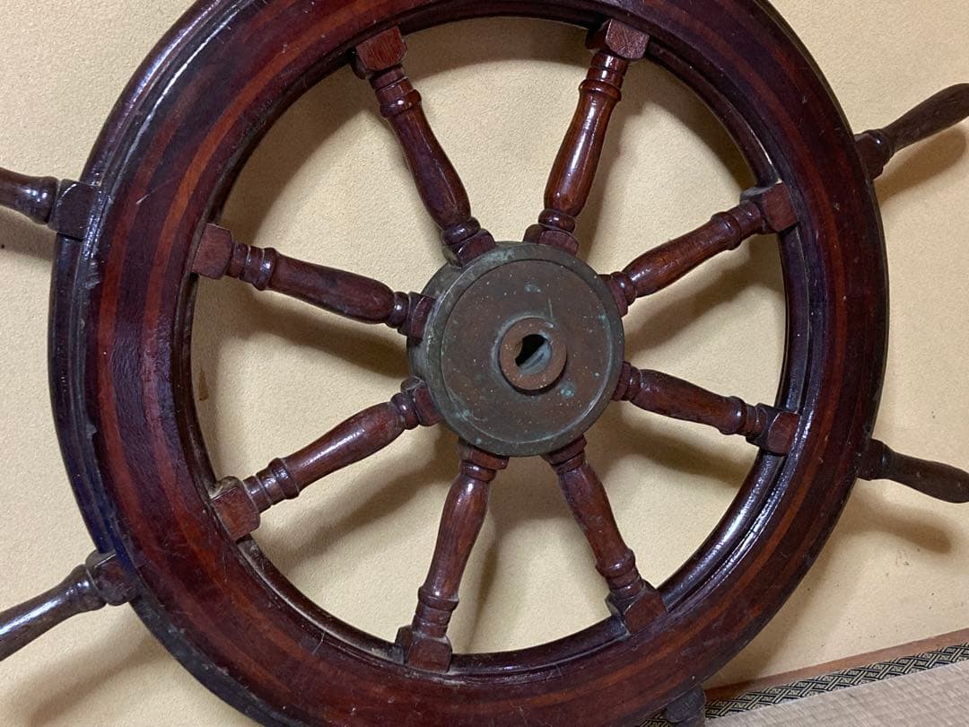 舵輪 ラット 船 船舶 No.1