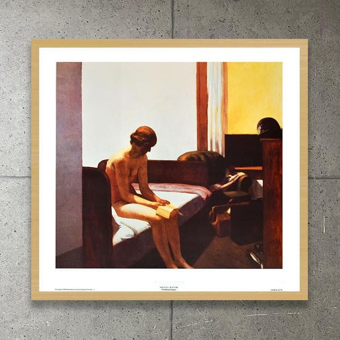 額装品/Hotel Room 1931/エドワード ホッパー/ポスター