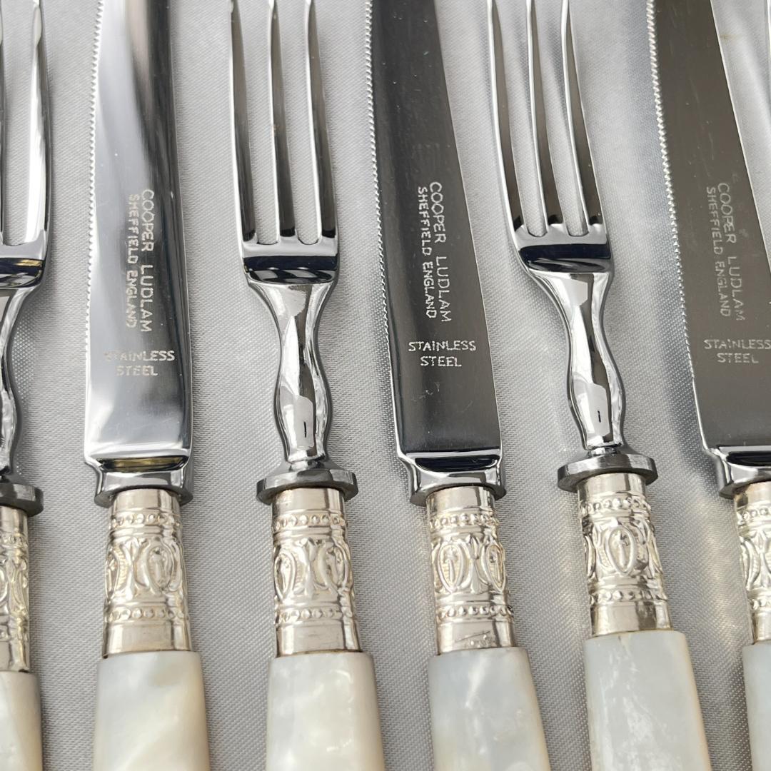 【Cooper Ludlam】【白蝶貝 】フルーツ / デザートセット 12本