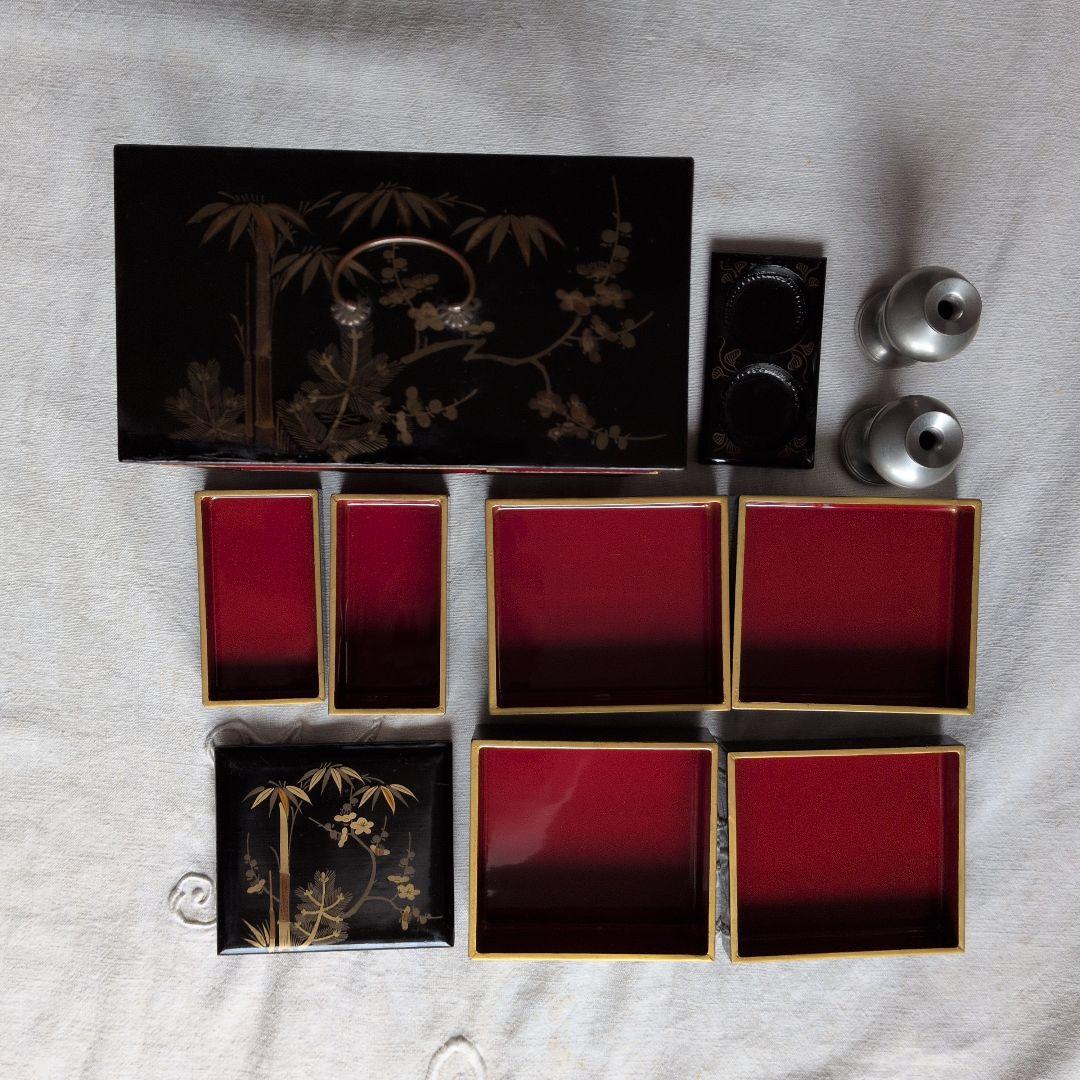 ひな道具 江戸時代 拝領品 蒔絵提重 行器