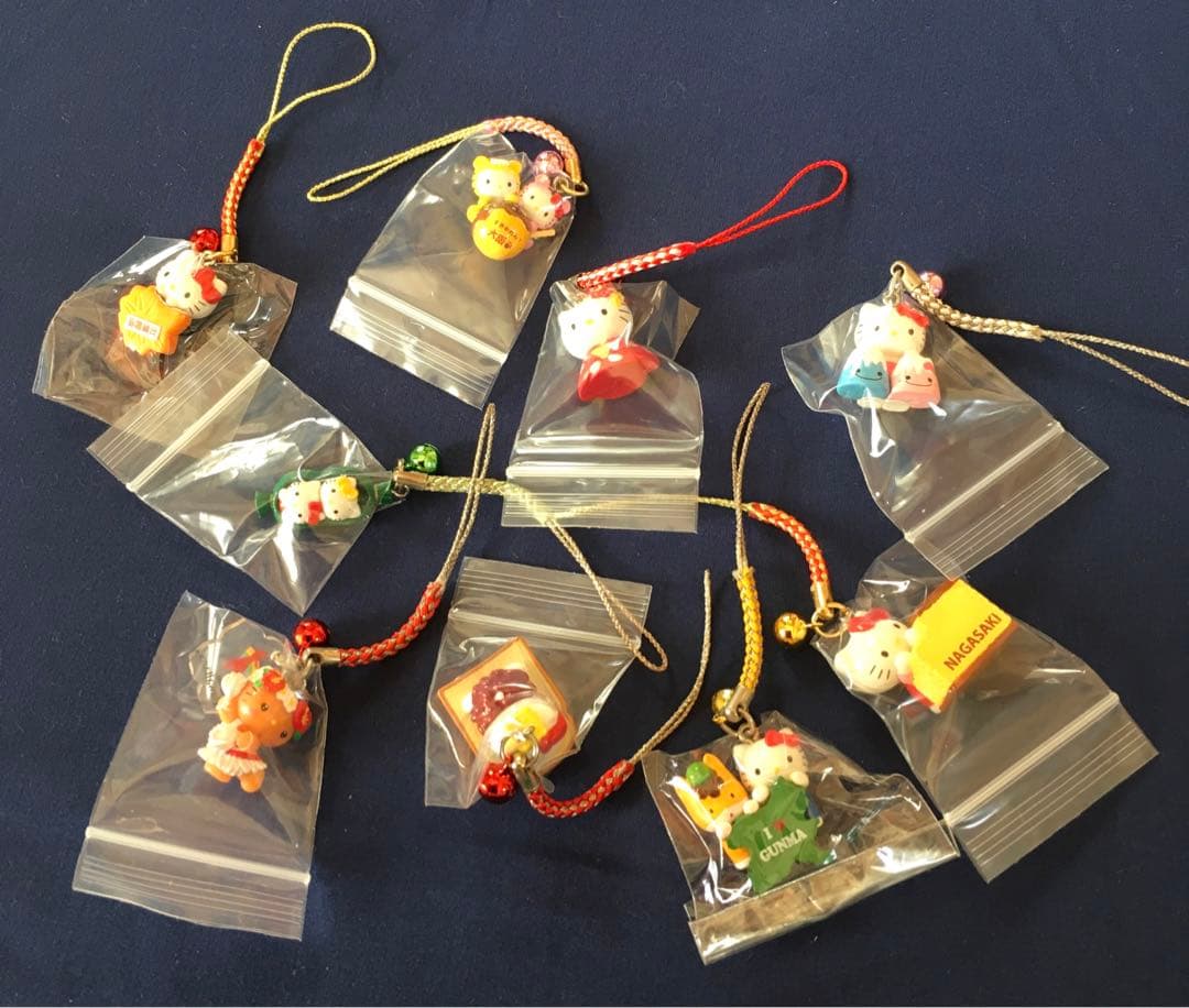 ご当地キティ根付セット