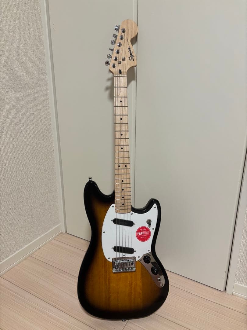 Fender Mustang エレキギター サンバースト ギターケース