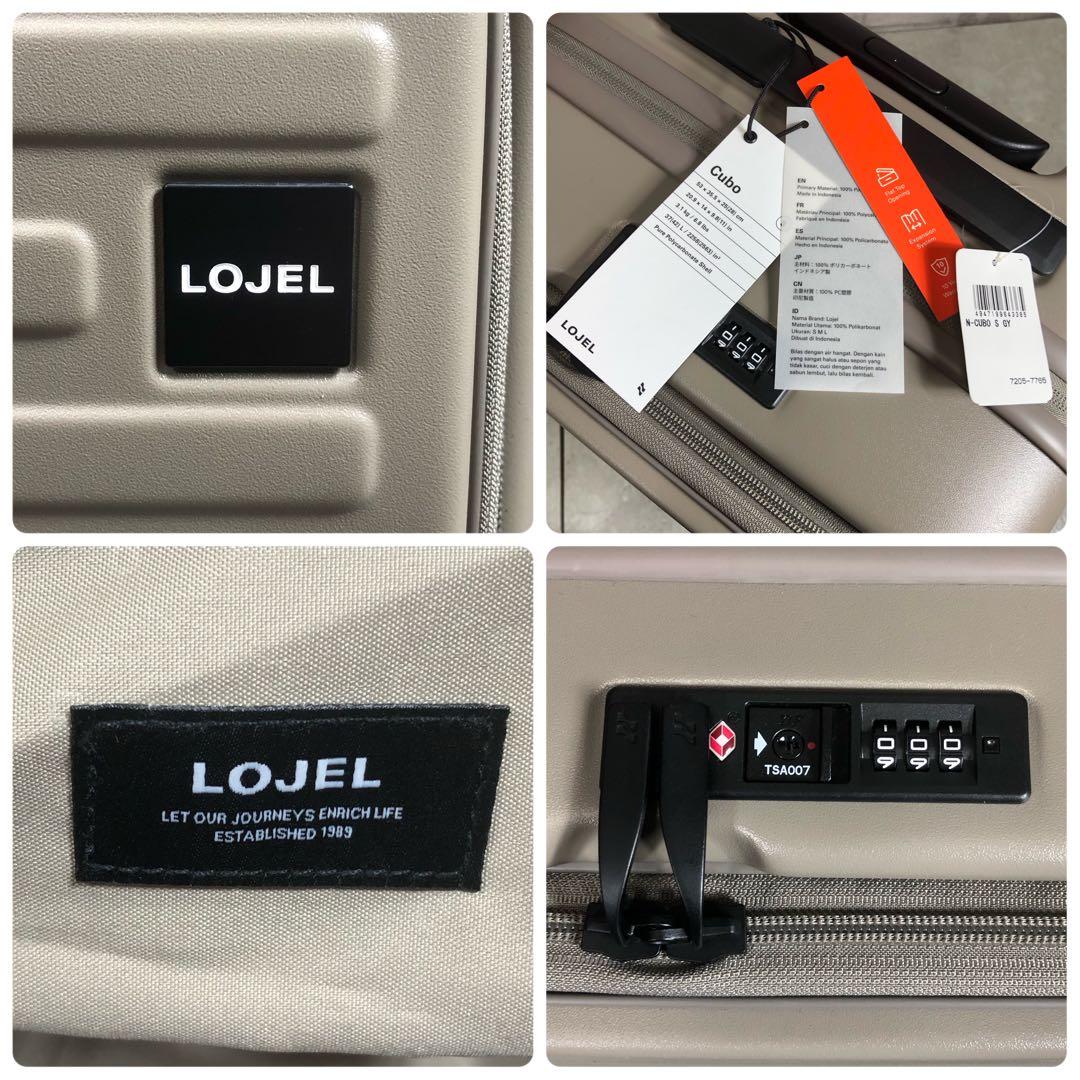 LOJEL　Cubo　スーツケース　グレー　S　機内持ち込み　TSAロック