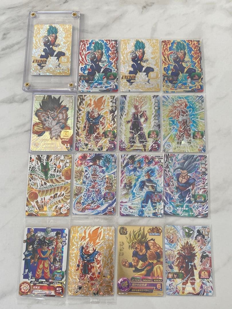 ドラゴンボールヒーローズ　引退品まとめ売　シリアル悟空 0592　ベジットブルー