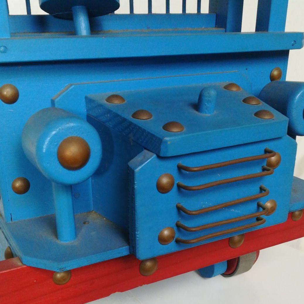 昭和レトロ　木製　トラクター　トラック　置物