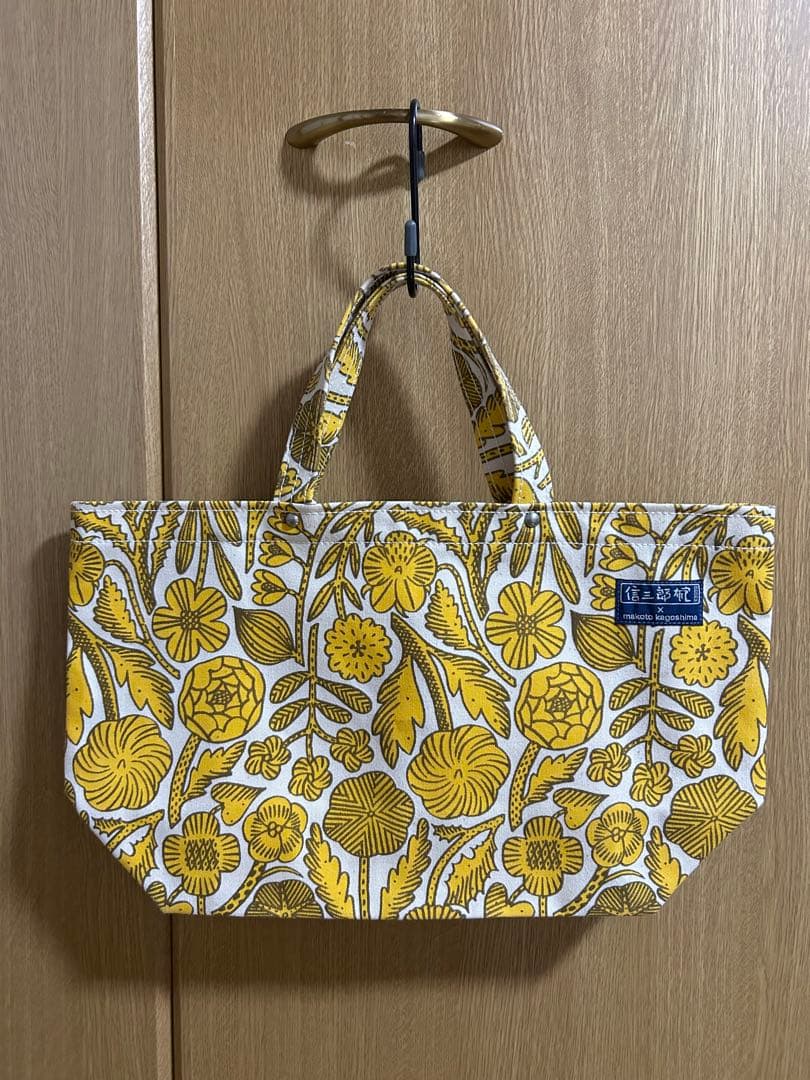 一澤信三郎帆布　鹿児島睦　花　ハンドバッグ　未使用品　最終値下げ