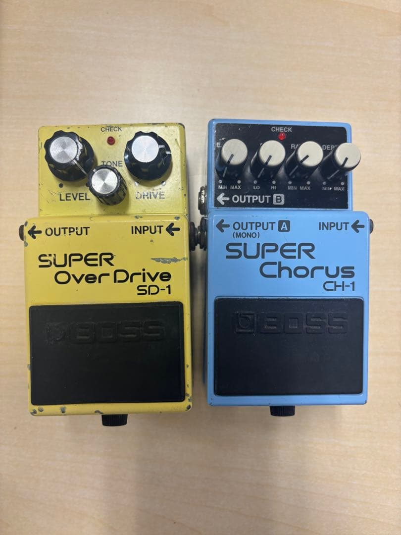 ま*ろ様 BOSS SD-1 & CH-1 ギターエフェクターセット