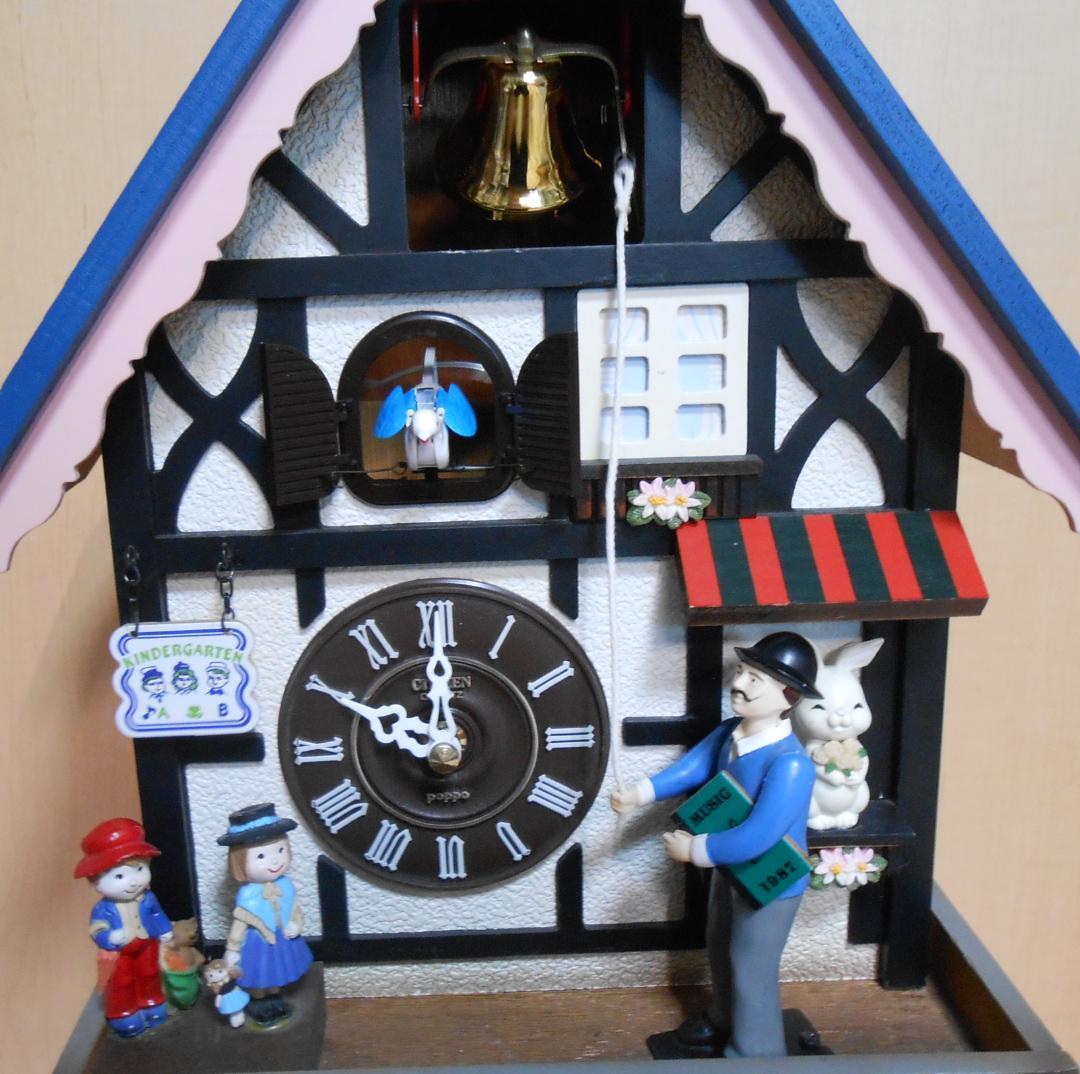 鳩時計　メルヘンハウス QP-533-4