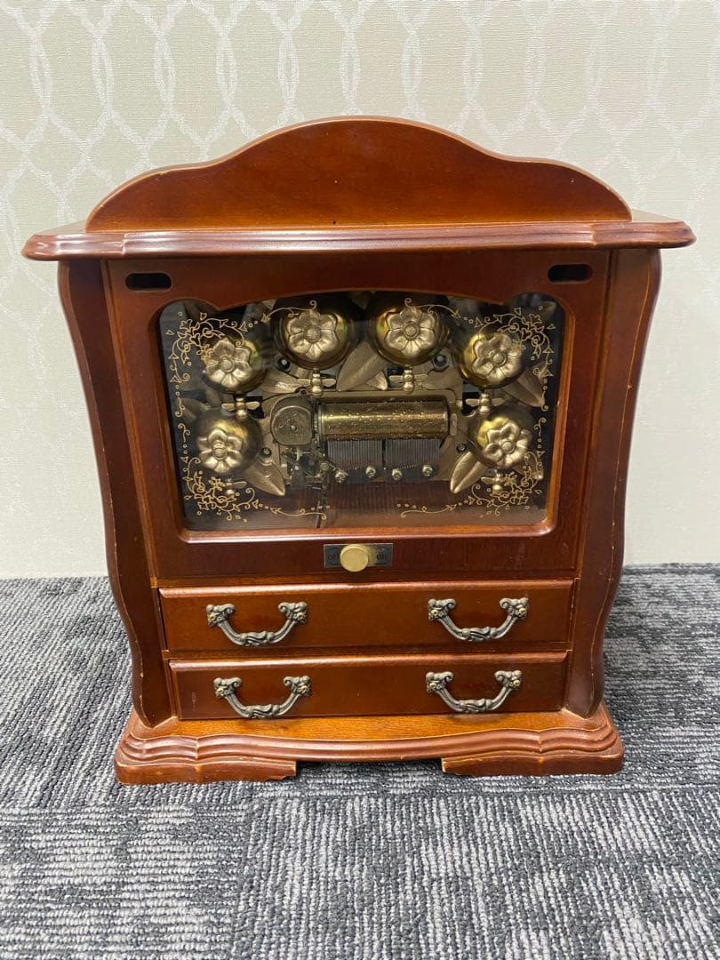 SANKYO サンキョー　オルゴール　青きドナウ　ジュエリーボックス　蜂