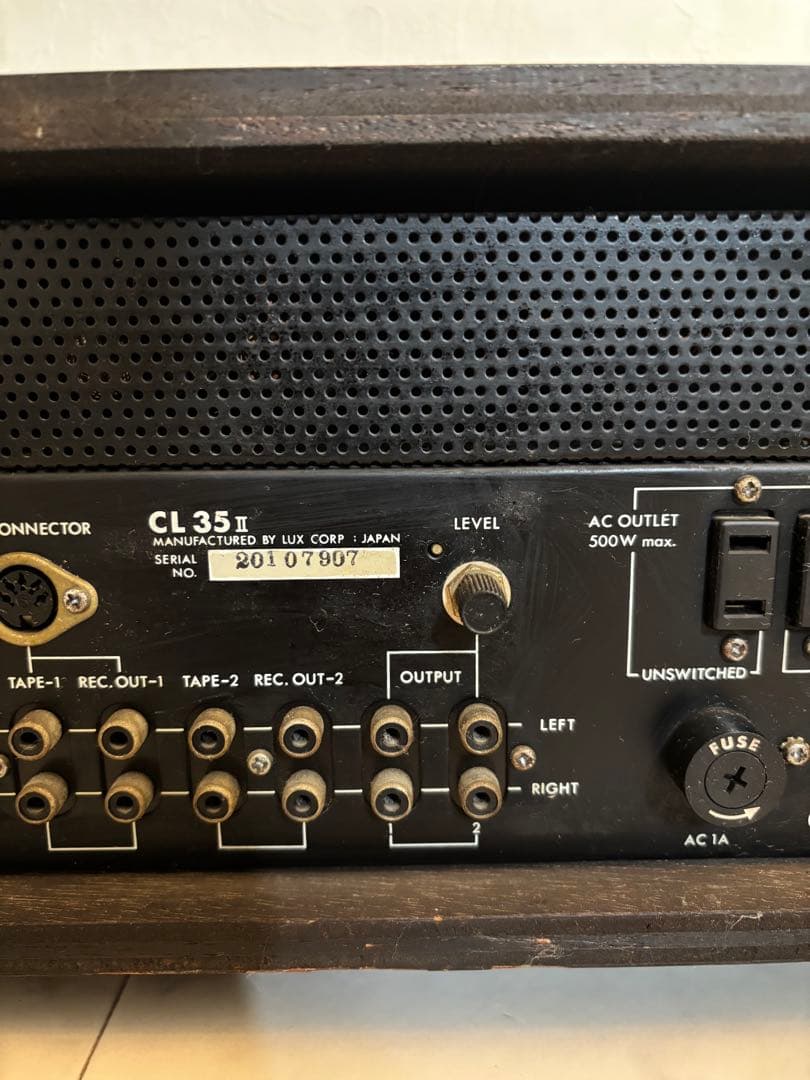 LUXMAN 真空管プリアンプ CL-35 II