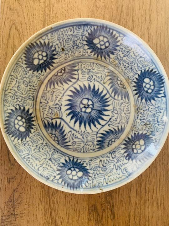 中国明時代染付お皿