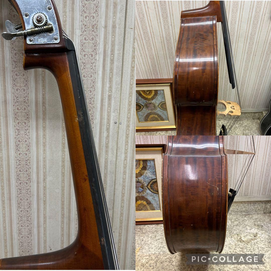 くるみ　スズキ　コントラバス　ウッドベース　4/4 1970 No.81