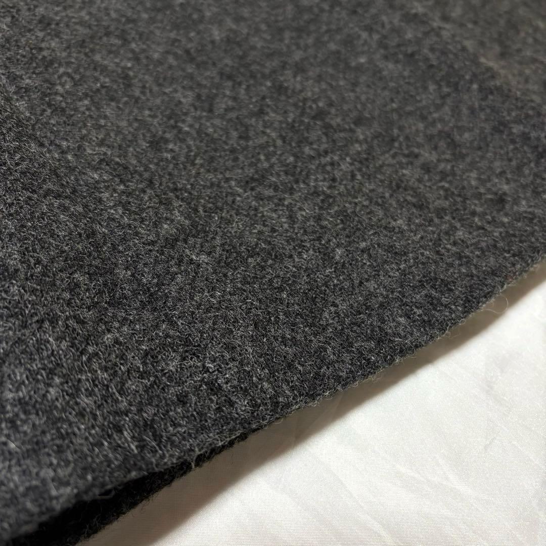 ポールスミスブラック×MOON社 チェスターコート ウール100 ライトメルトン