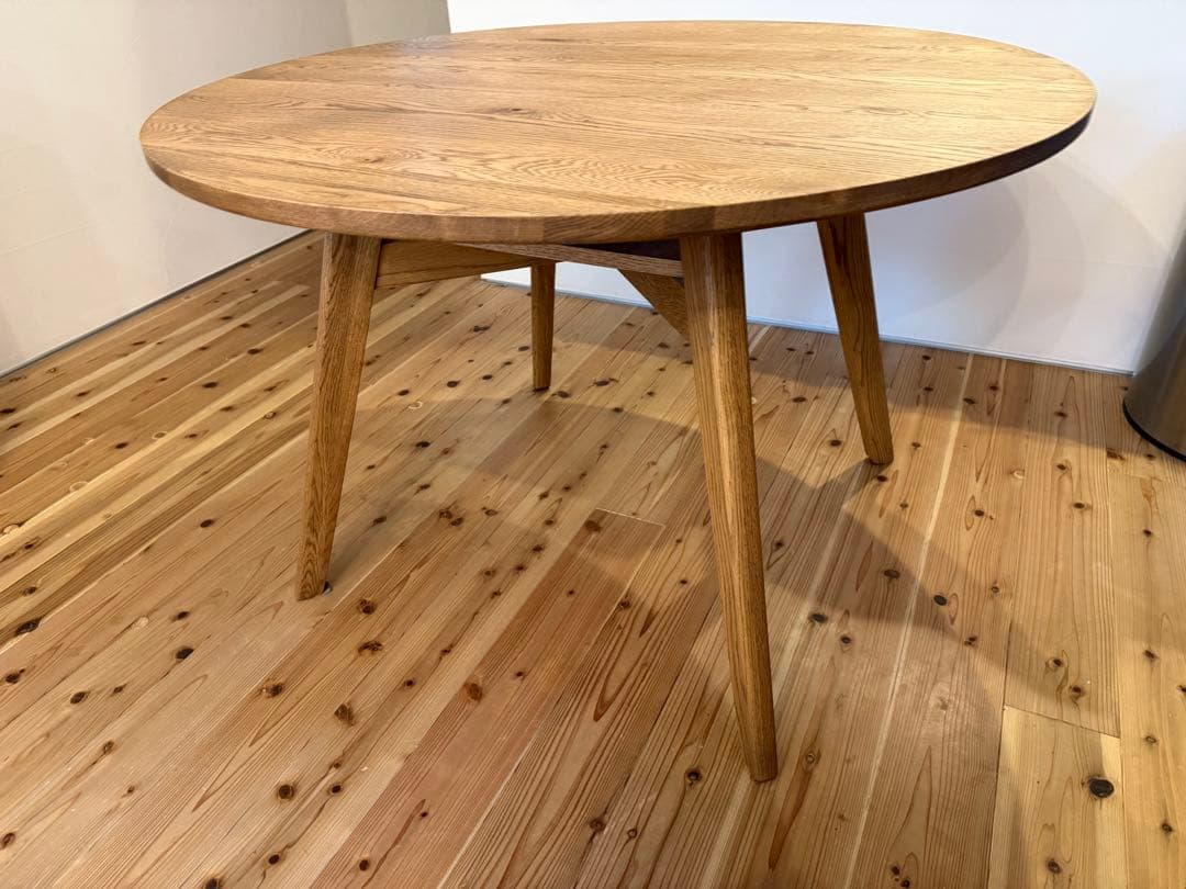 unico ADDAY(アディ)　ラウンドダイニングテーブルΦ1100