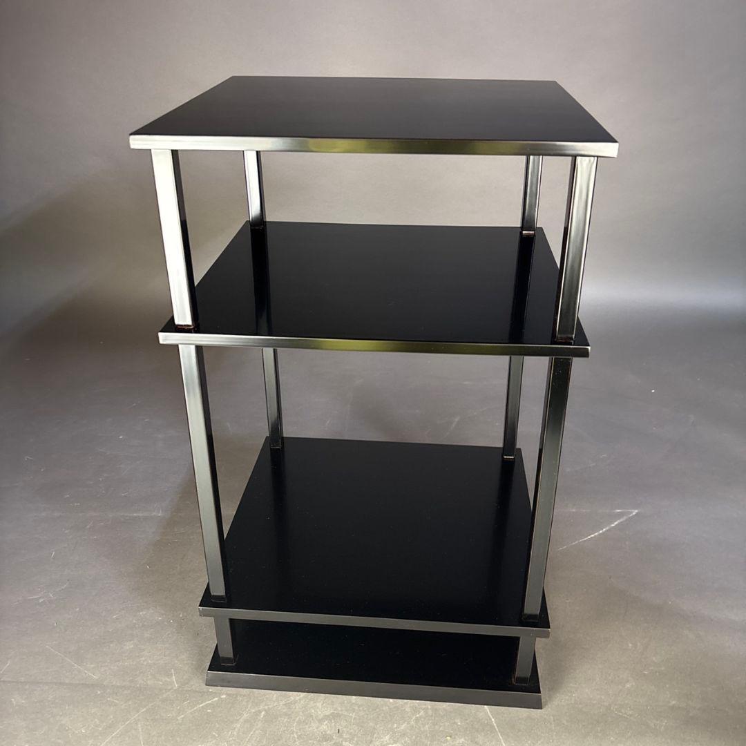 茶道具　塗師　宗春　米棚　共箱