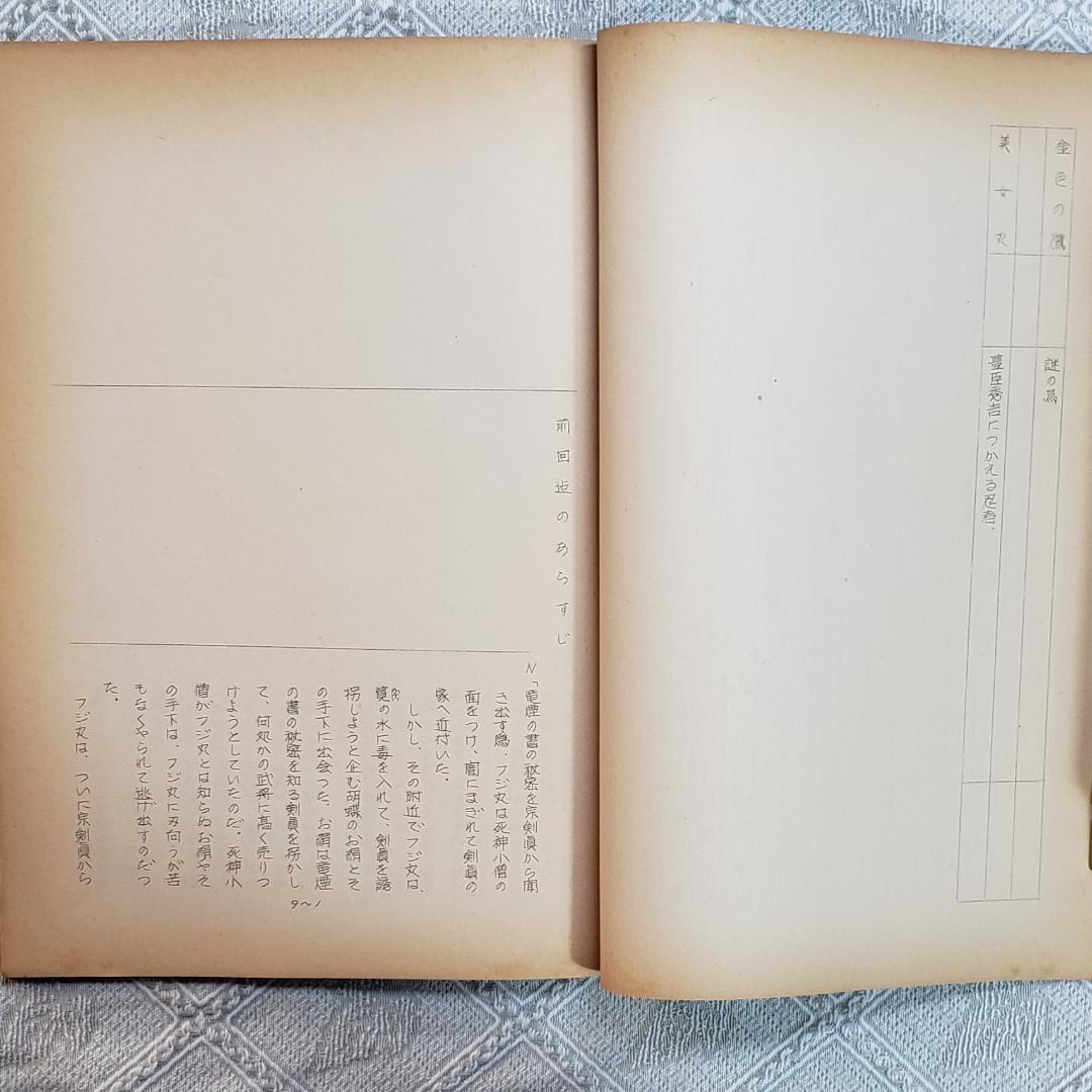 【プレミア第9話】◆『少年忍者風のフジ丸 台本「竜煙の謎」』◆検）ポケモン