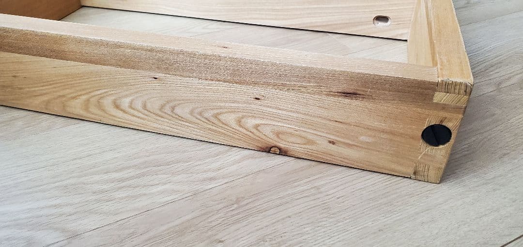 天然木　ローテーブル　四角脚