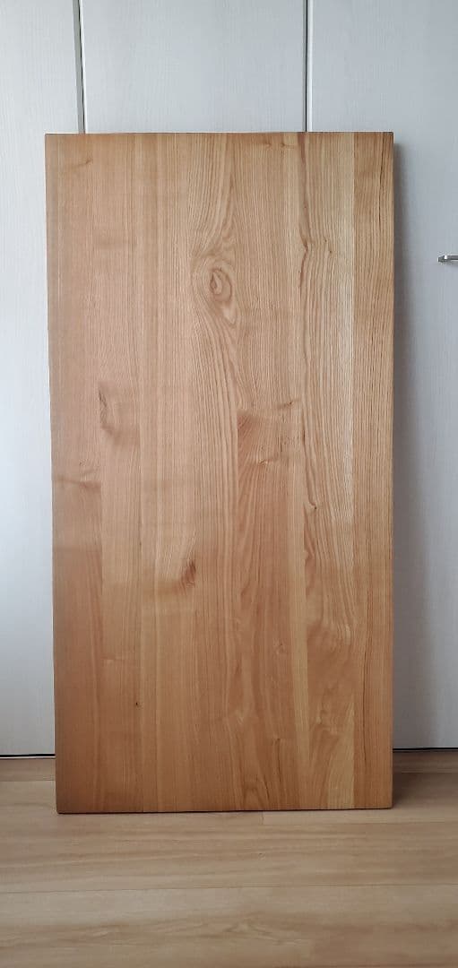 天然木　ローテーブル　四角脚