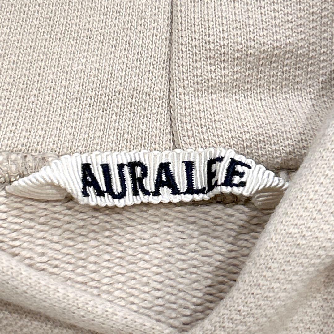 オーラリー AURALEE コットン パーカー ベージュサイズ1 オーバーサイズ