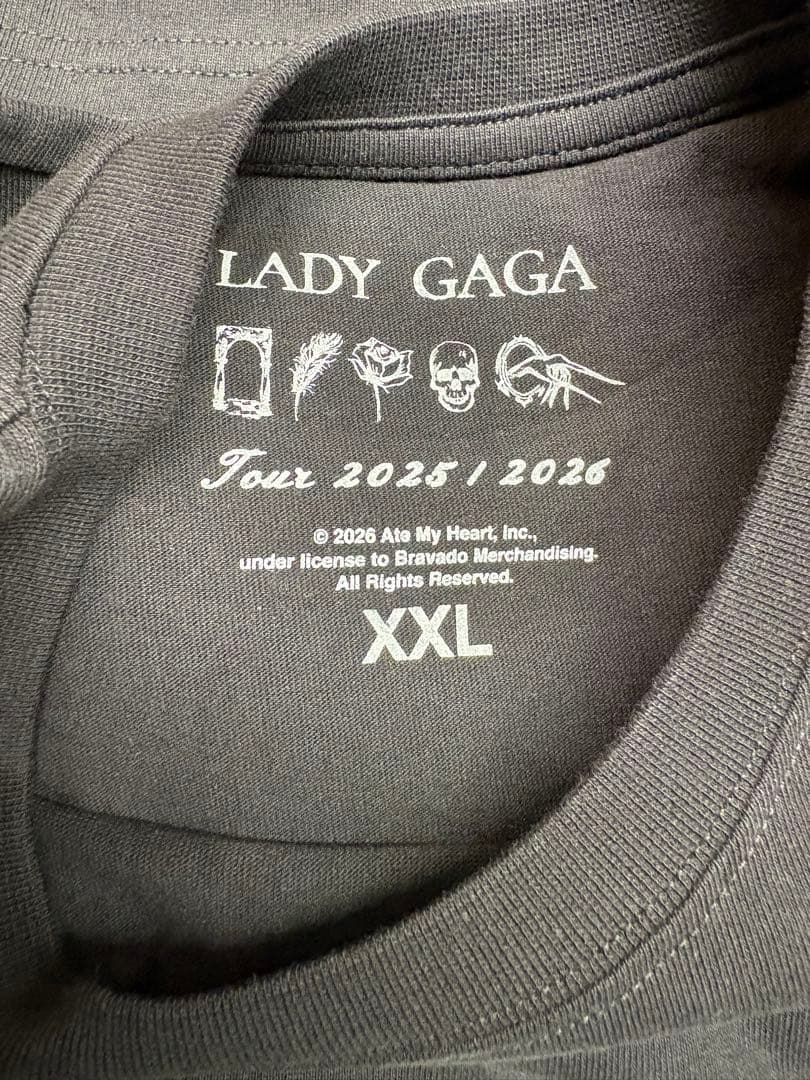 XXL LADY GAGA レディー・ガガ Tシャツ 踊るか死ぬか サイズ