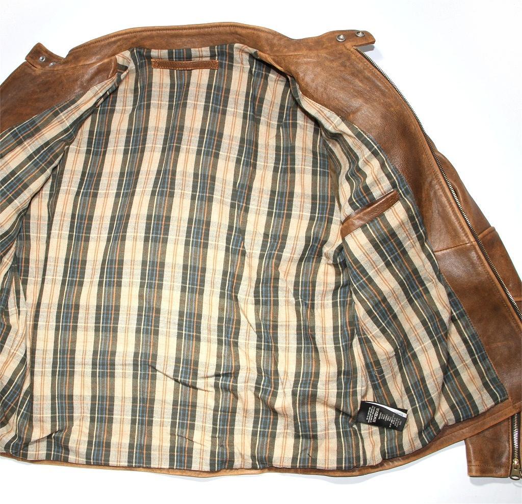 k*6様 RRL ダブルアールエルラルフローレン レザージャケット ライダー 羊