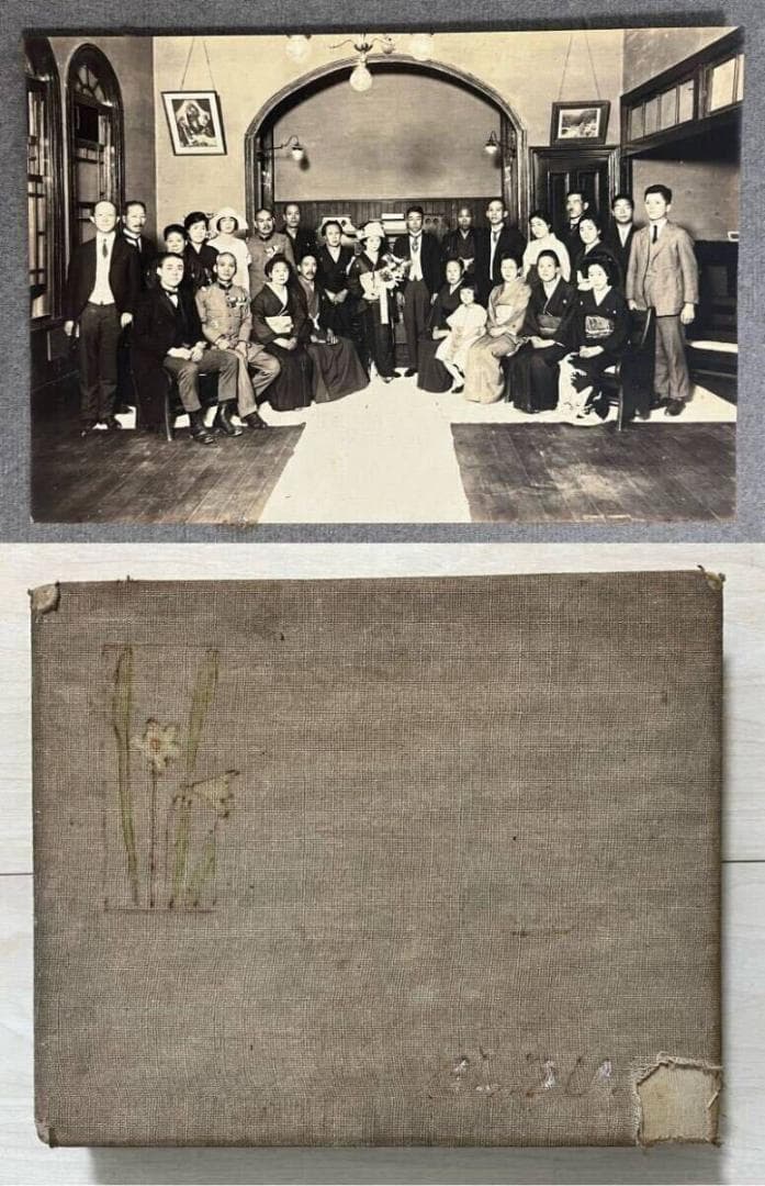 稀少大正時代アルバム☆新台北鉄道工場設計速水和彦 帝国海軍軍人 北中米 ハワイ