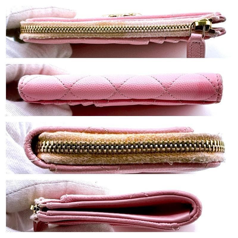 シャネル キャビアスキン マトラッセ ケース★