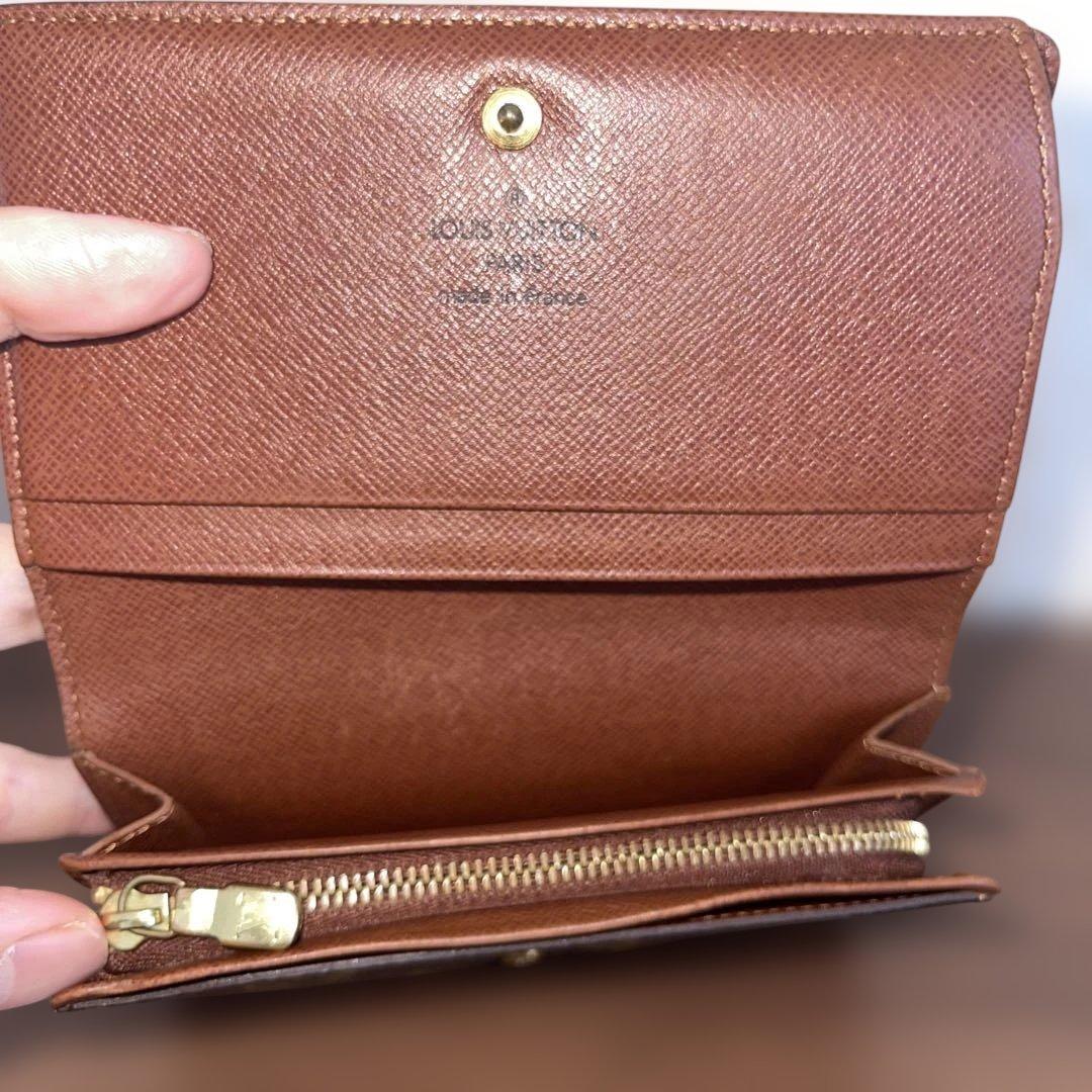 【極美品】ルイヴィトン モノグラム ポルトモネ ビエ トレゾール 二つ折り財布
