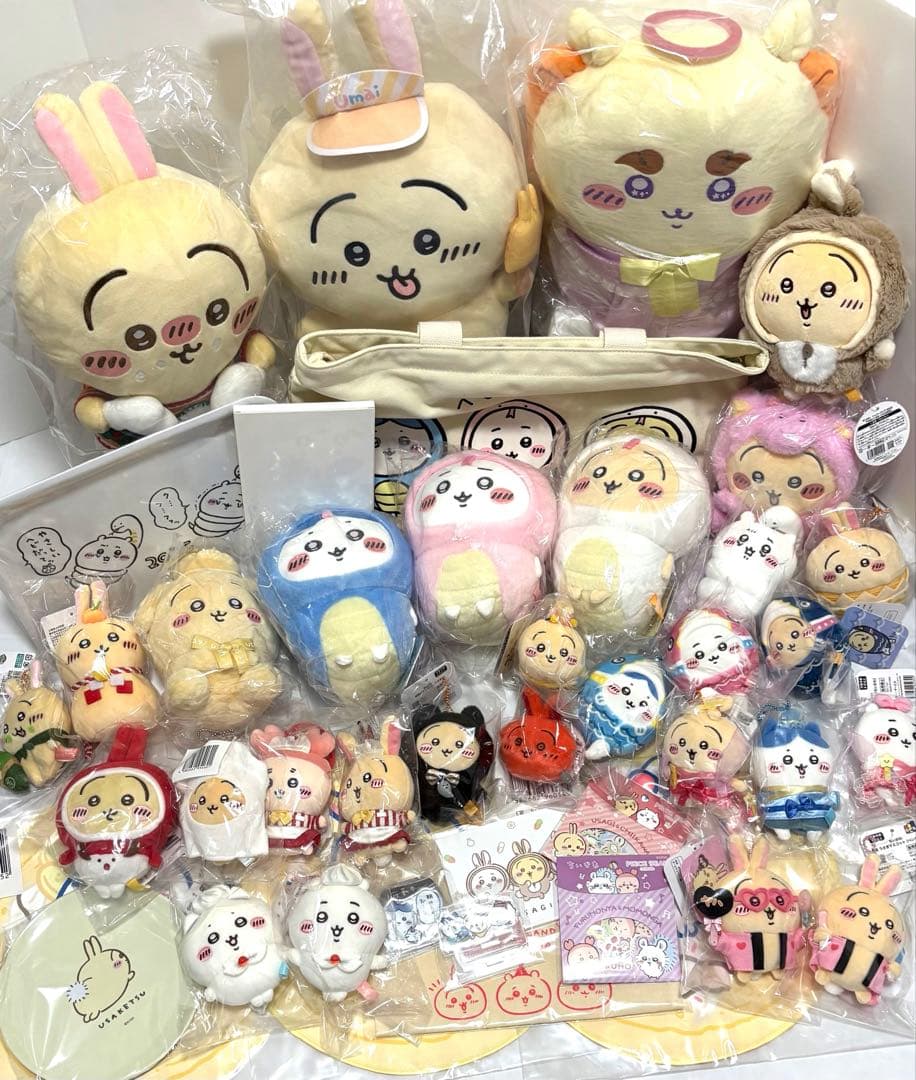 ちいかわ うさぎ ハチワレ マスコット オタ活 ぬいぐるみ