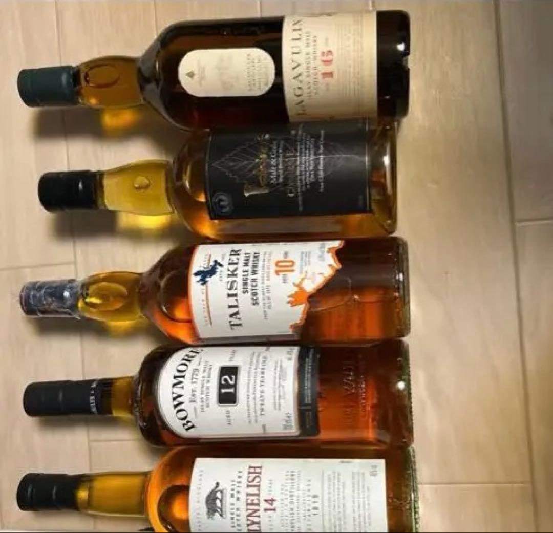 セット売り　ラガヴーリン　タリスカー　ボウモア　クライヌリッシュ　一ローズモルト