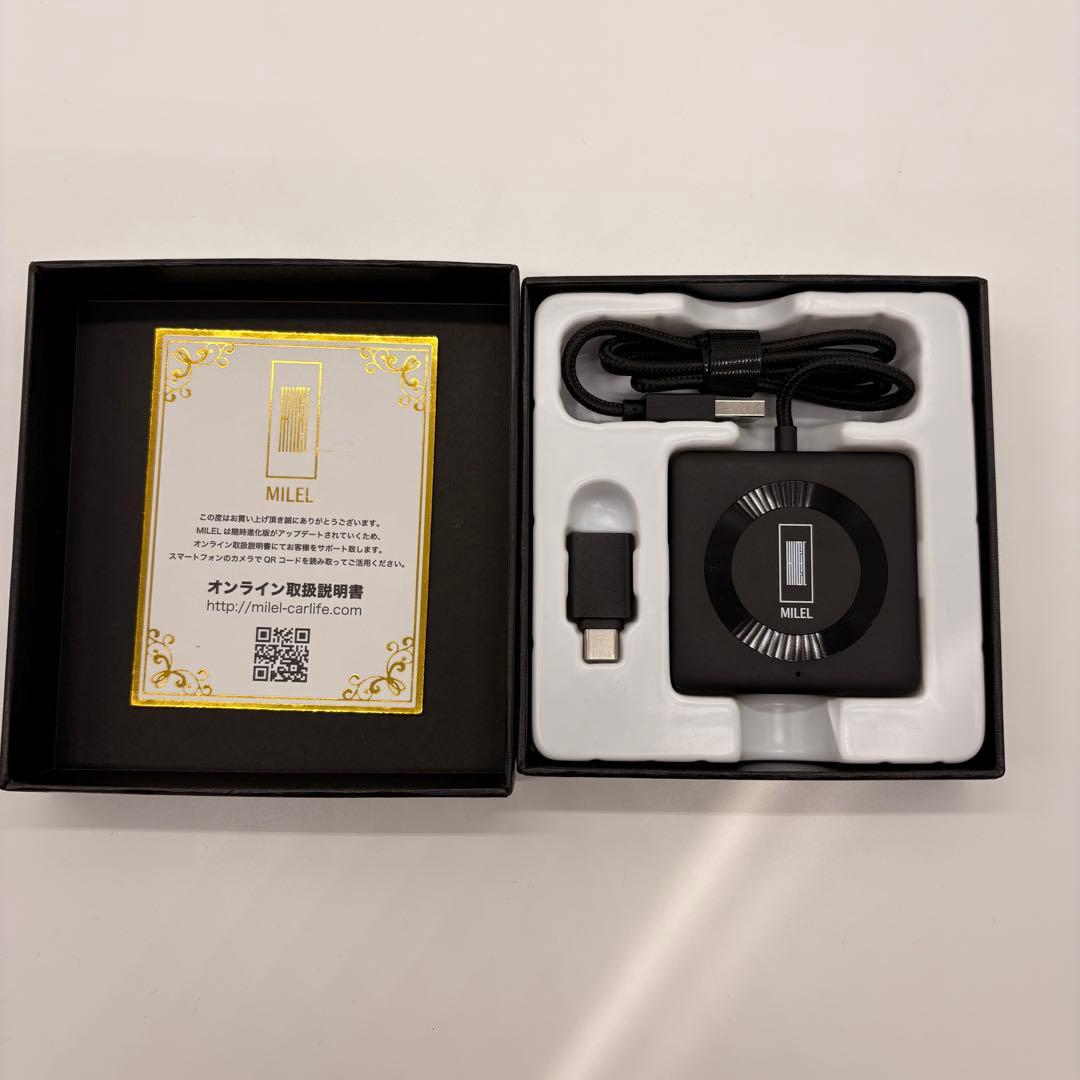 MILEL AD1 ワイヤレスApple CarPlayアダプターの出品です。