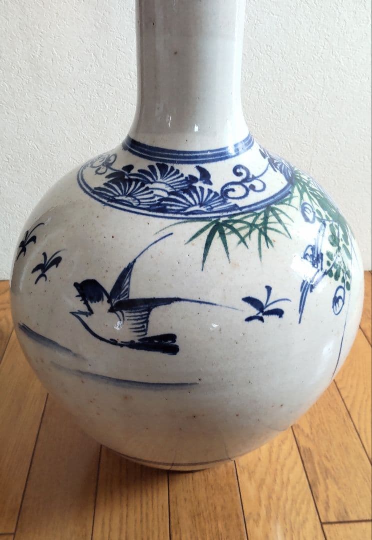 平清水焼　大徳利