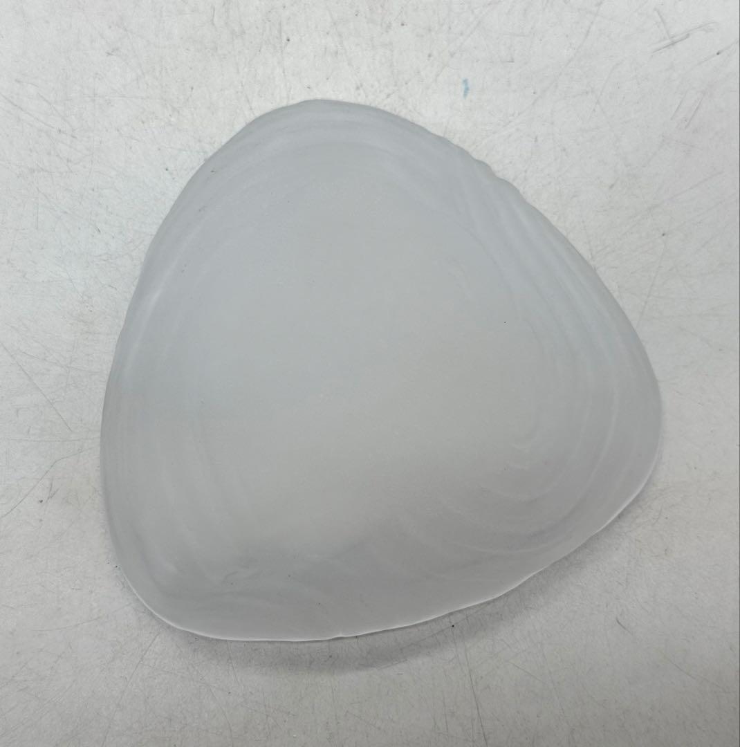 坂田甚内作　ガラス　三角型4点　送料込み250611