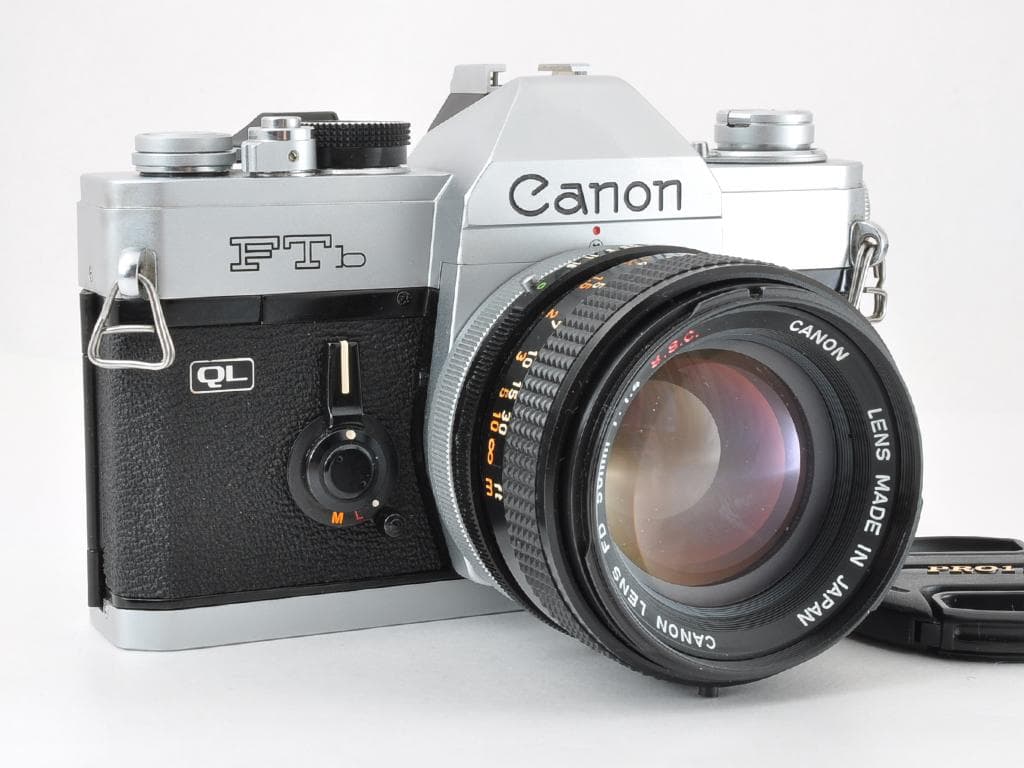 キヤノン FTb QL シルバー 後期 FD 50mm f1.4 SSC 動確認