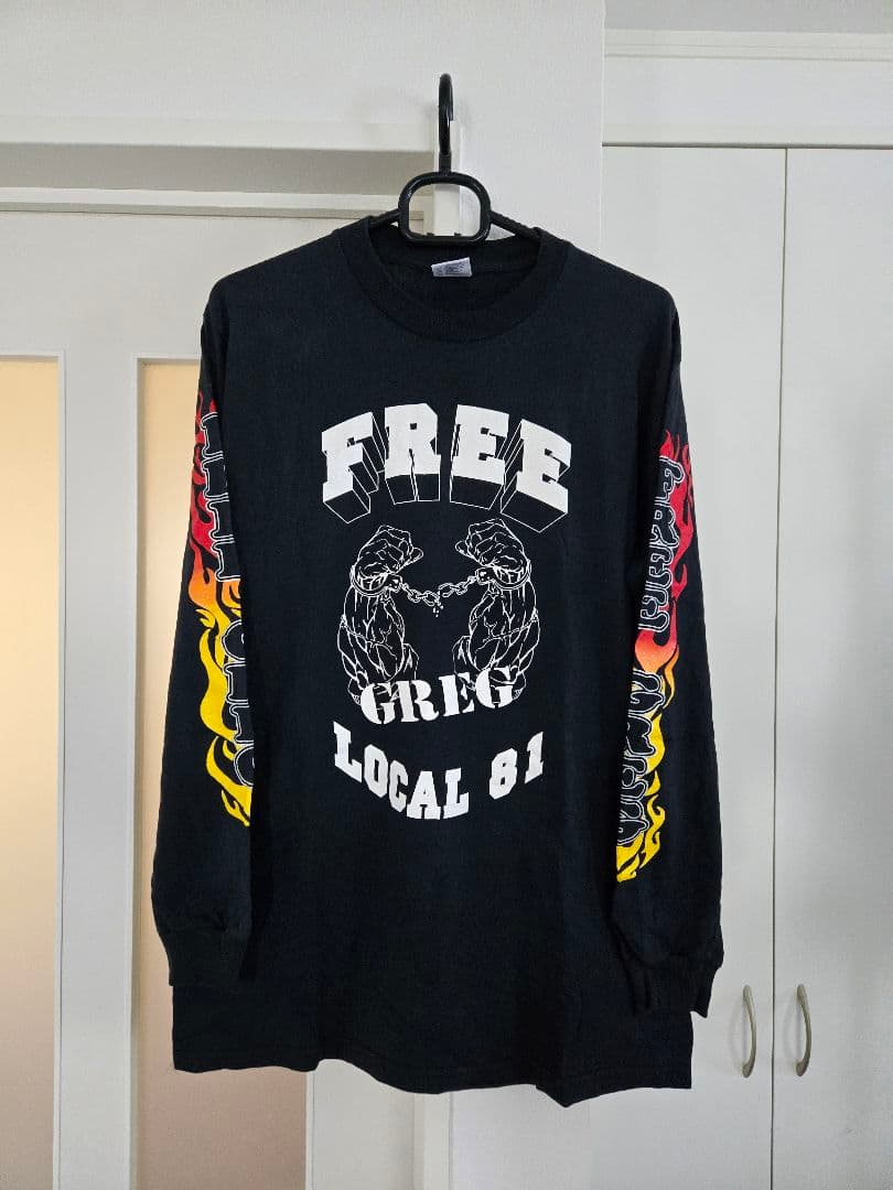 90s HELLS ANGELS Tシャツ GREG DOMEY